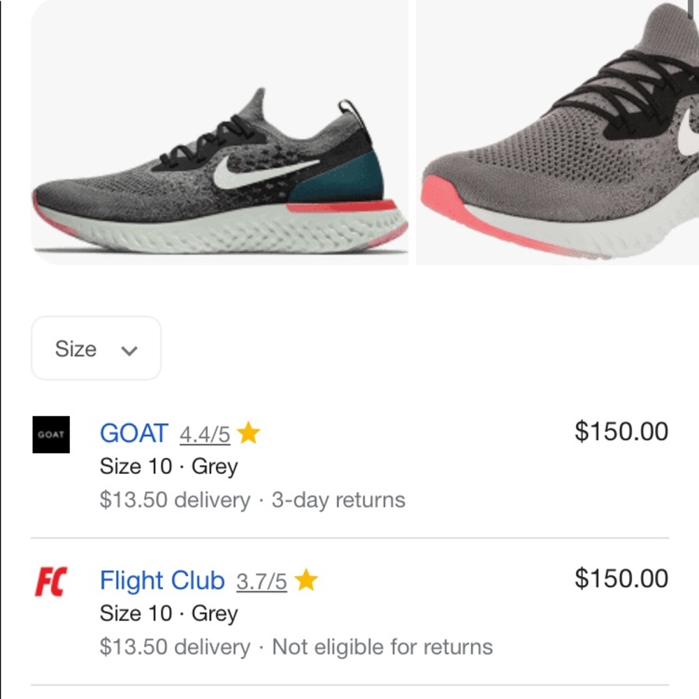 Nike Epic React Flyknit Running Shoes - image 8